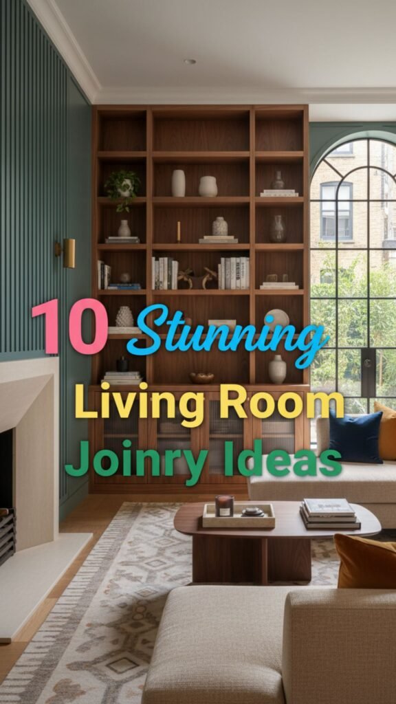 1. 10 Stunning Living Room Joinery Ideas for a Boho-Inspired Space