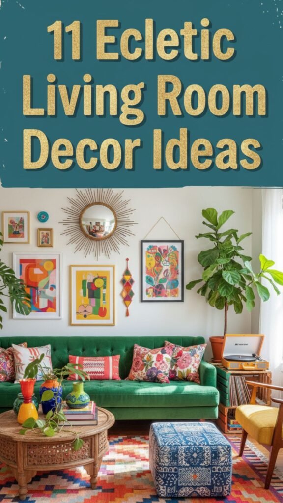 1. 11 Eclectic Living Room Decor Ideas to Express Your Style
