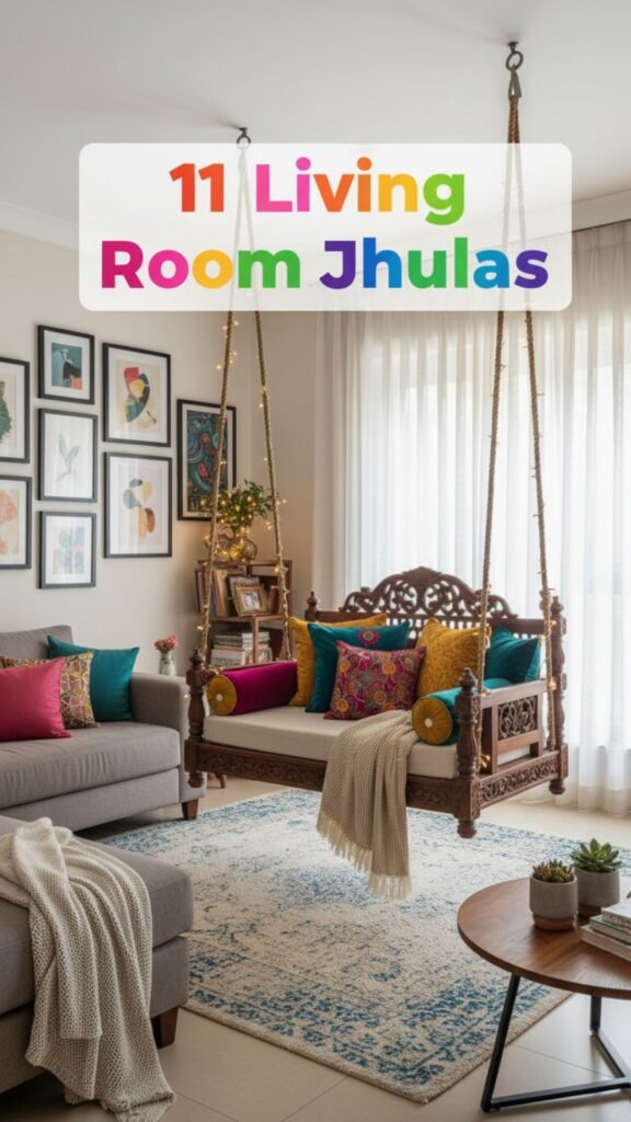 1. 11 Living Room Jhulas That Bring Comfort and Character