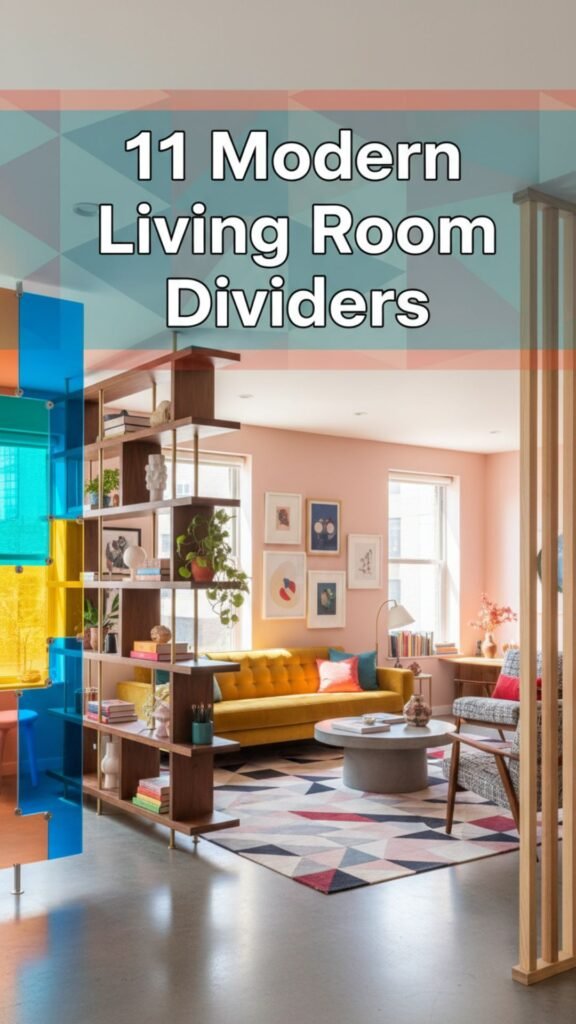 1. 11 Modern Living Room Dividers That Are Sleek and Functional