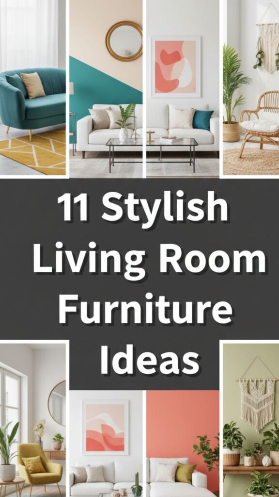 1. 11 Stylish Living Room Furniture Ideas to Achieve the Modern Look