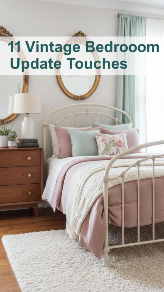 1. 11 Vintage Bedroom Update Touches That Make It Feel Timeless
