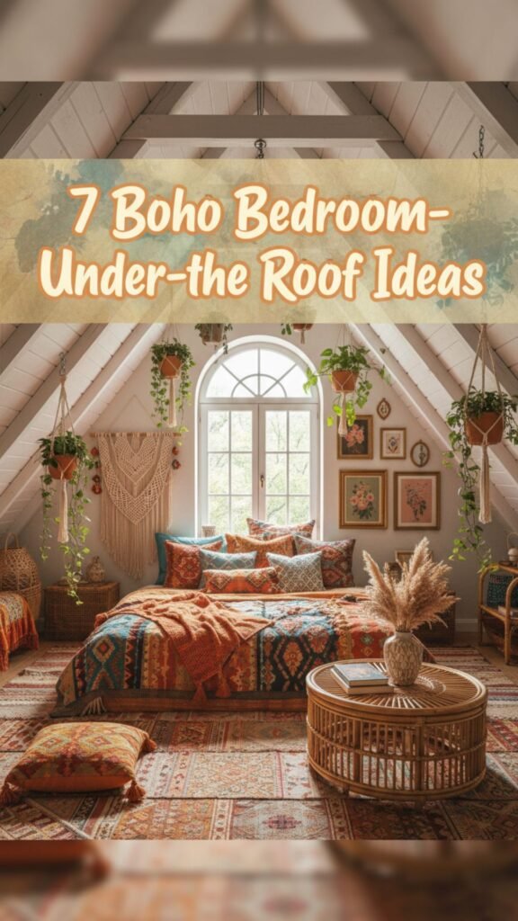 1. 7 Boho Bedroom-Under-the-Roof Ideas That Feel Like a Cozy Hideaway