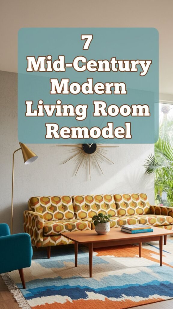 1. 7 Mid-Century Modern Living Room Remodel Ideas with Retro Appeal