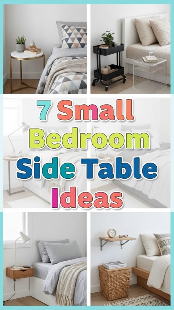 1. 7 Small Bedroom Side Table Ideas for Compact Spaces