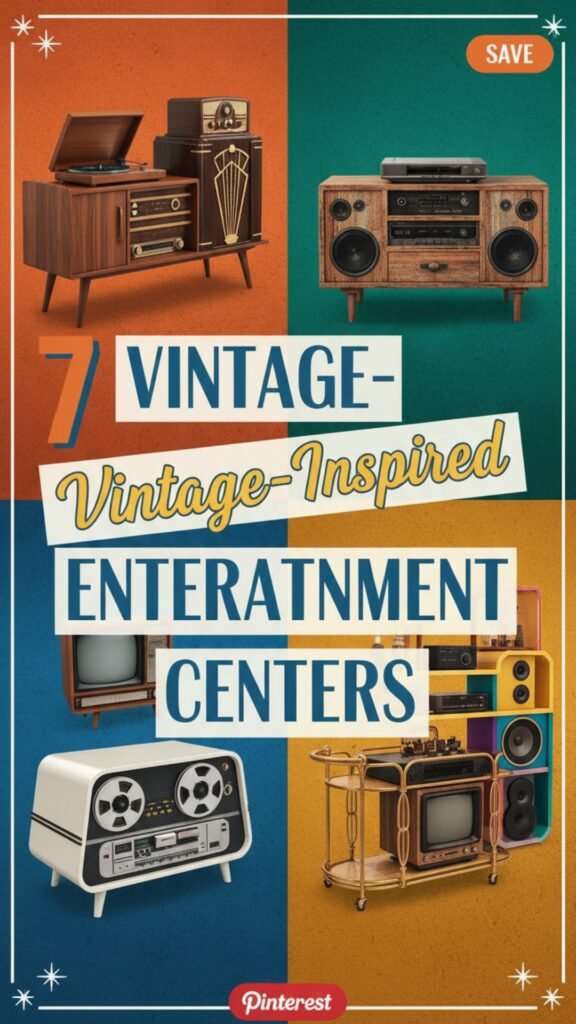 1. 7 Vintage-Inspired Entertainment Centers for Your Living Room