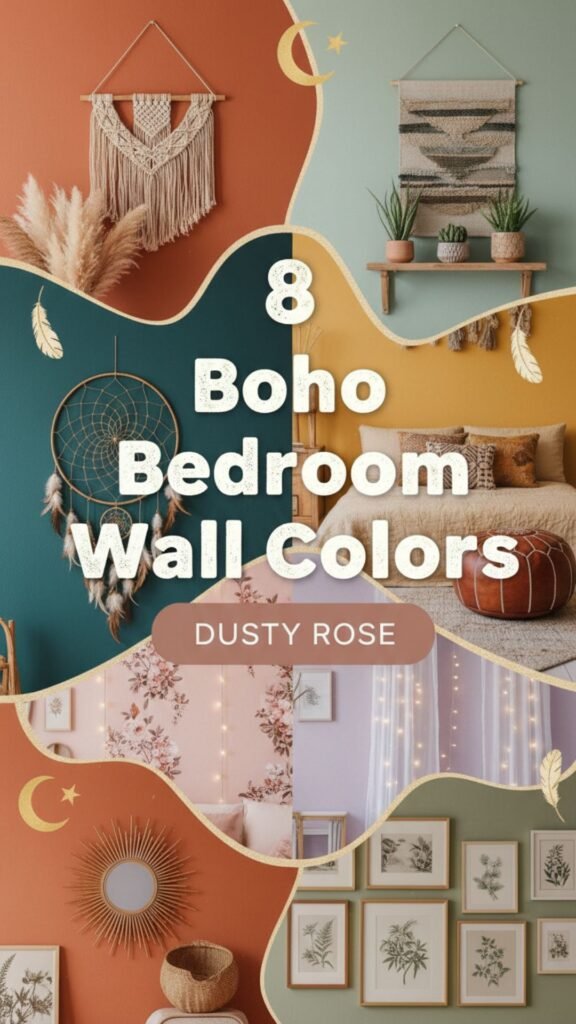 1. 8 Boho Bedroom Wall Colors That Bring Free-Spirited Vibes