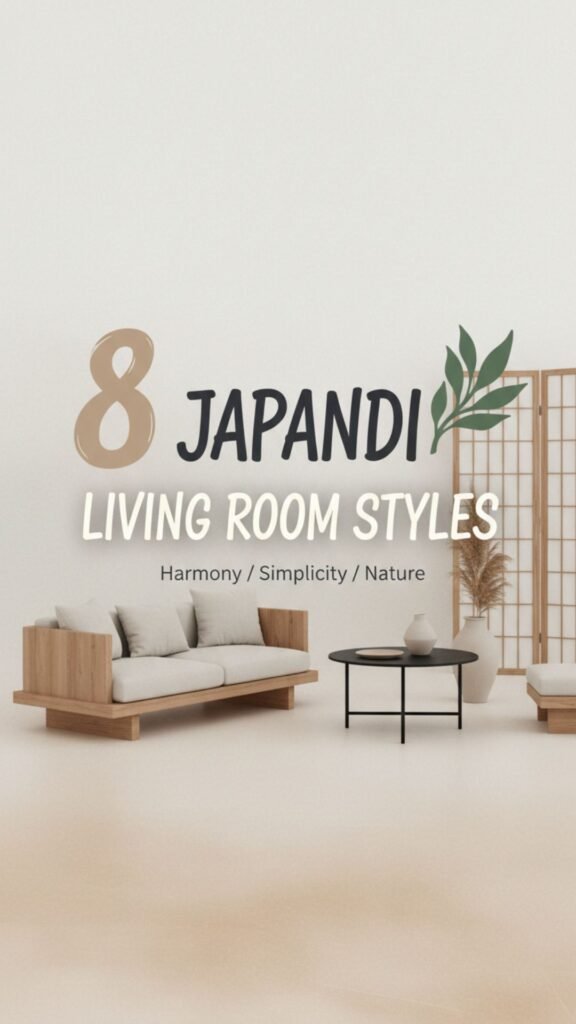 1. 8 Japandi Living Room Styles That Blend Function and Aesthetics