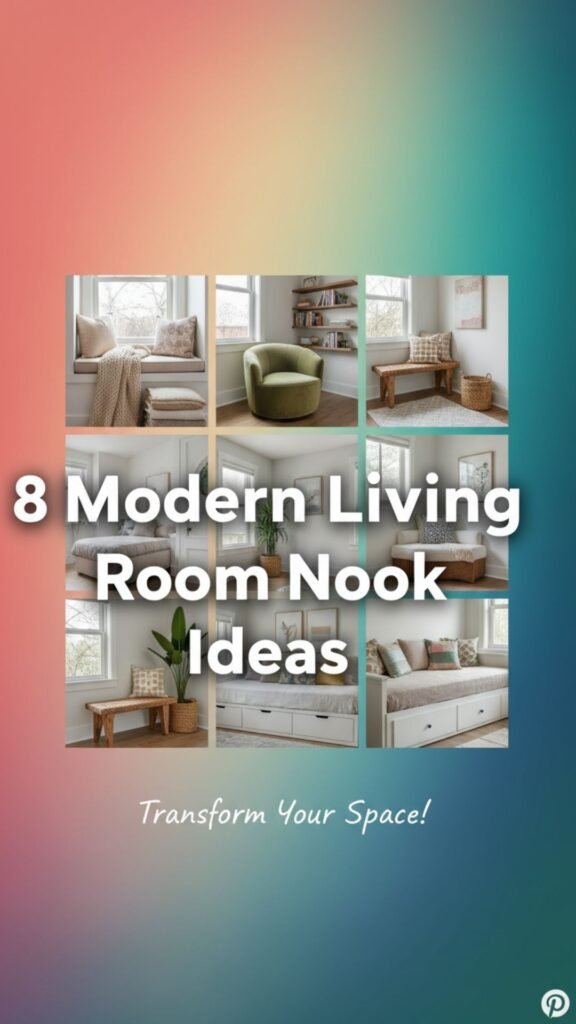 1. 8 Modern Living Room Nook Ideas for a Clean and Stylish Look