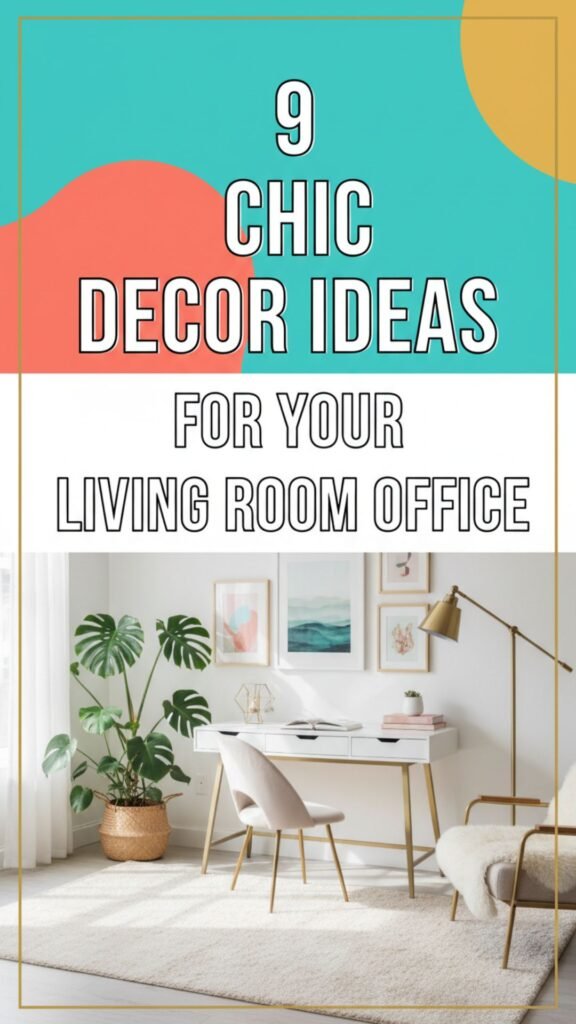 1. 9 Chic Decor Styles for a Multi-Functional Living Room Office