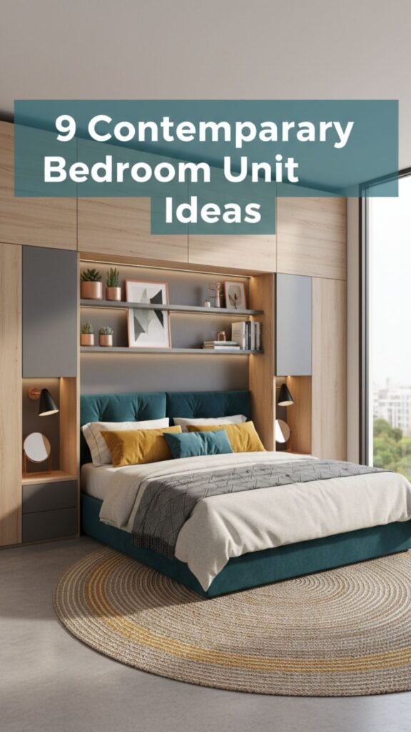 1. 9 Contemporary Bedroom Unit Ideas for a Sleek Look
