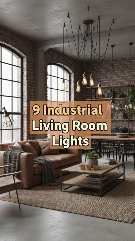 1. 9 Industrial Living Room Lights That Will Elevate Your Space