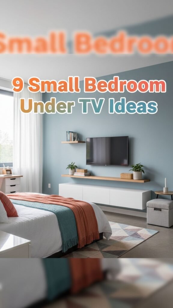 1. 9 Small Bedroom Under TV Ideas Space-Saving Solutions