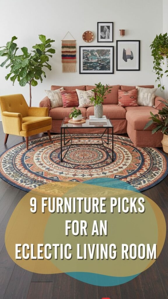 1. Top 9 Furniture Picks for an Eclectic Living Room Makeover