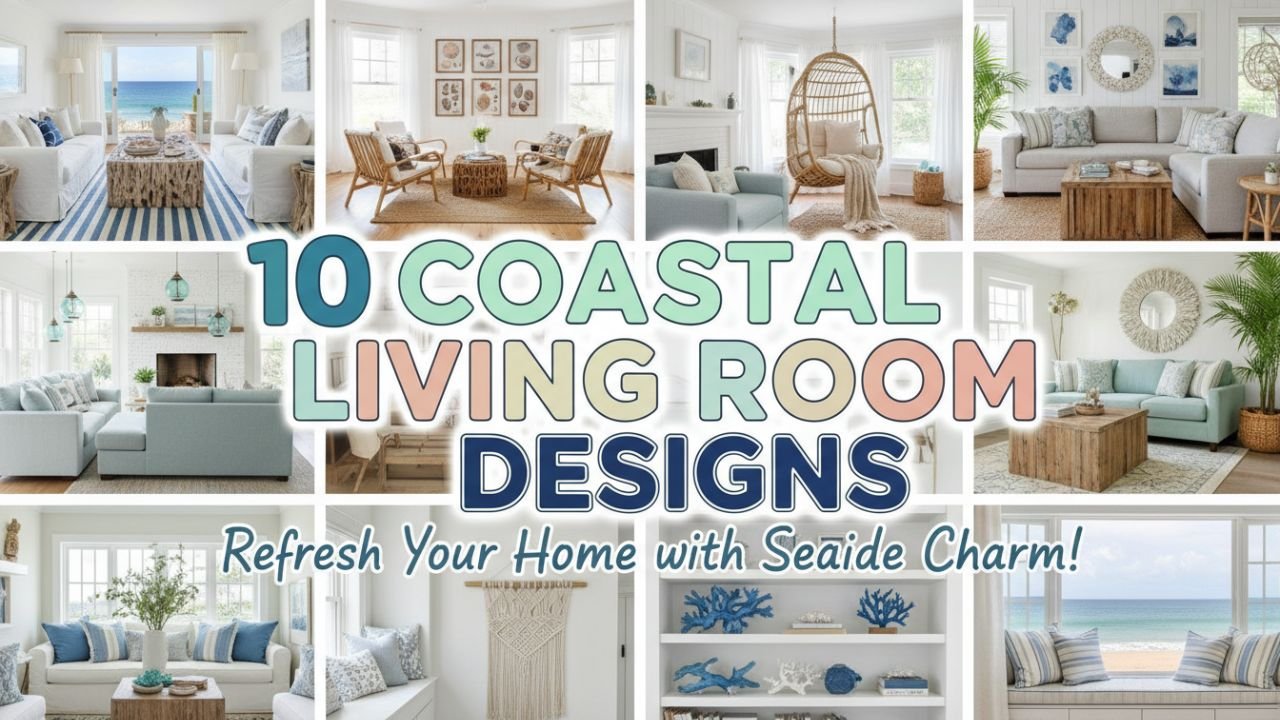 10 Coastal Living Room Designs to Bring the Beach Into Your Home
