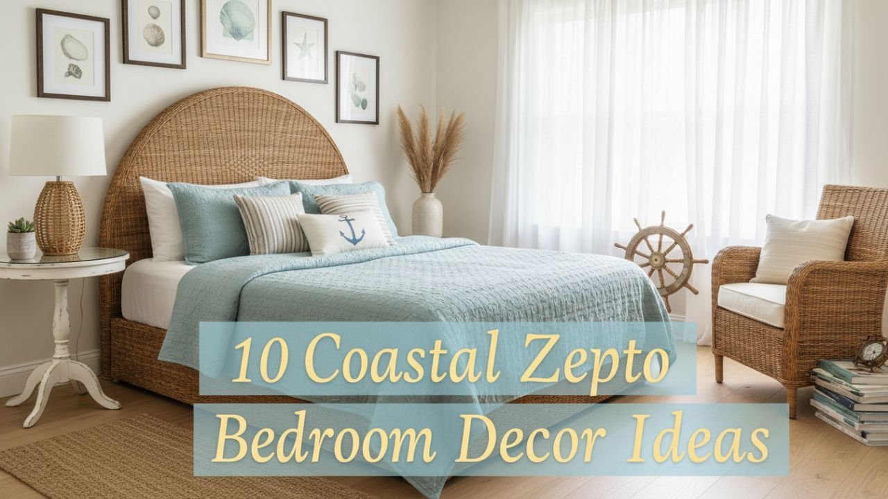 10 Coastal Zepto Bedroom Decor Ideas for a Breezy, Relaxed Vibe