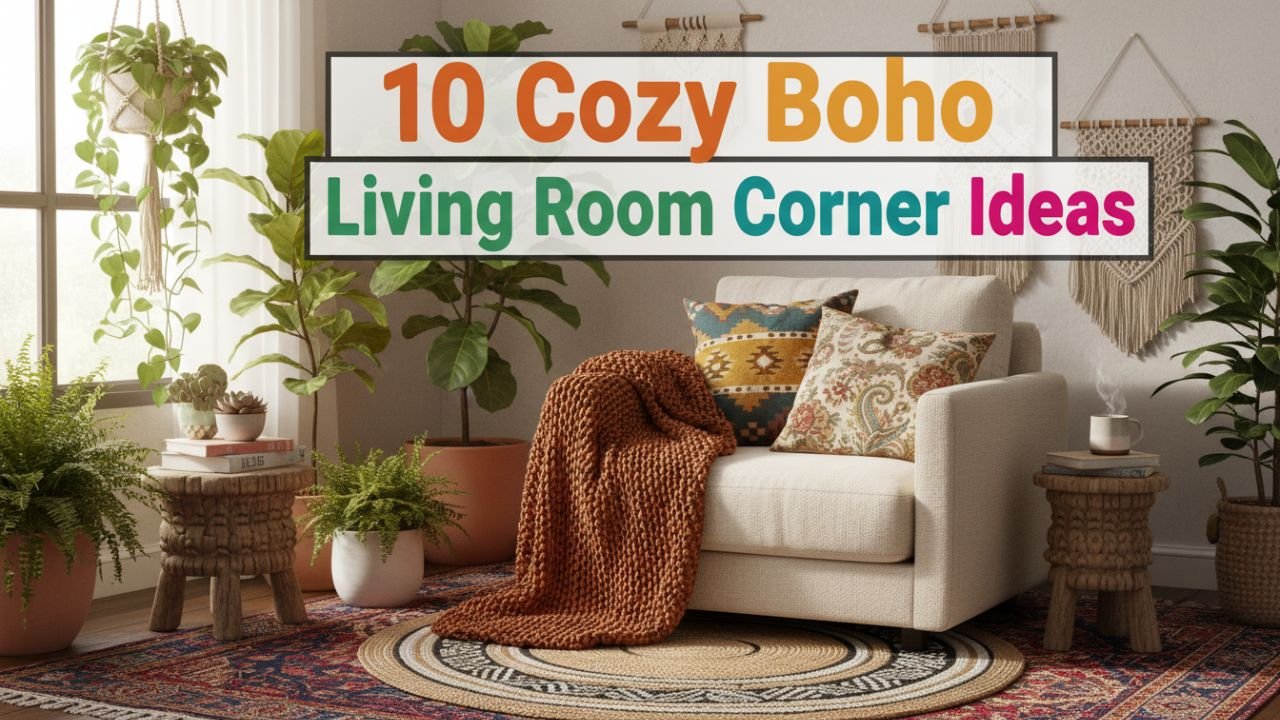 10 Cozy Boho Living Room Corner Ideas You’ll Love