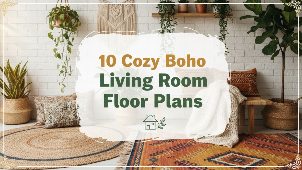 10 Cozy Boho Living Room Floor Plans That Will Inspire Your Home
