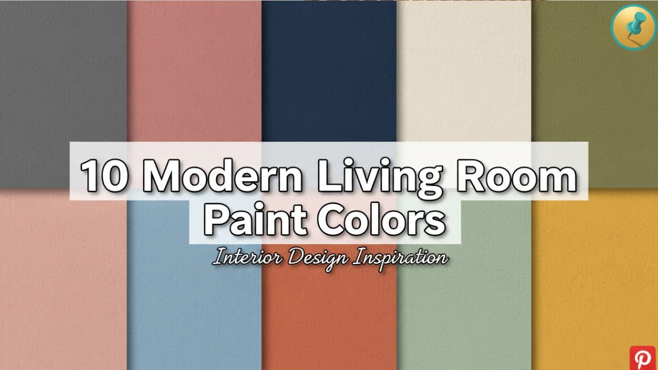 10 Modern Living Room Paint Color Ideas for a Clean Look