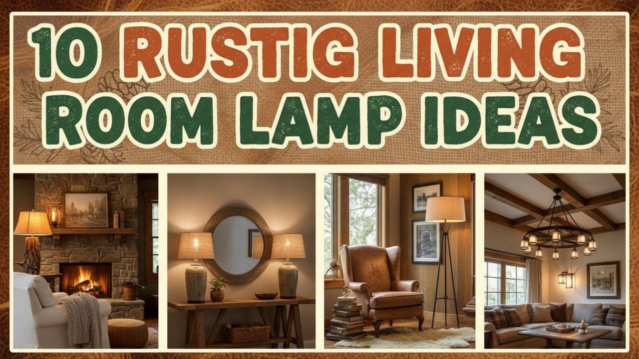 10 Rustic Living Room Lamp Ideas for Cozy, Earthy Vibes