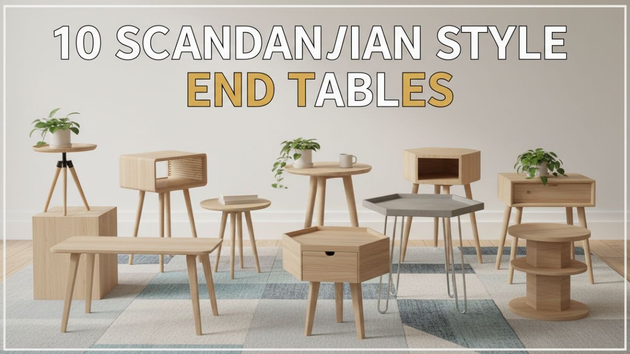 10 Scandinavian Style End Tables for a Clean, Cozy Look