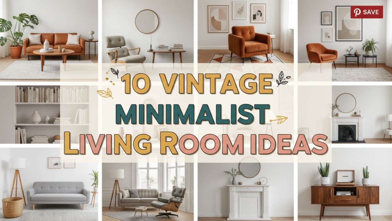 10 Vintage Minimalist Living Room Ideas with Timeless Charm