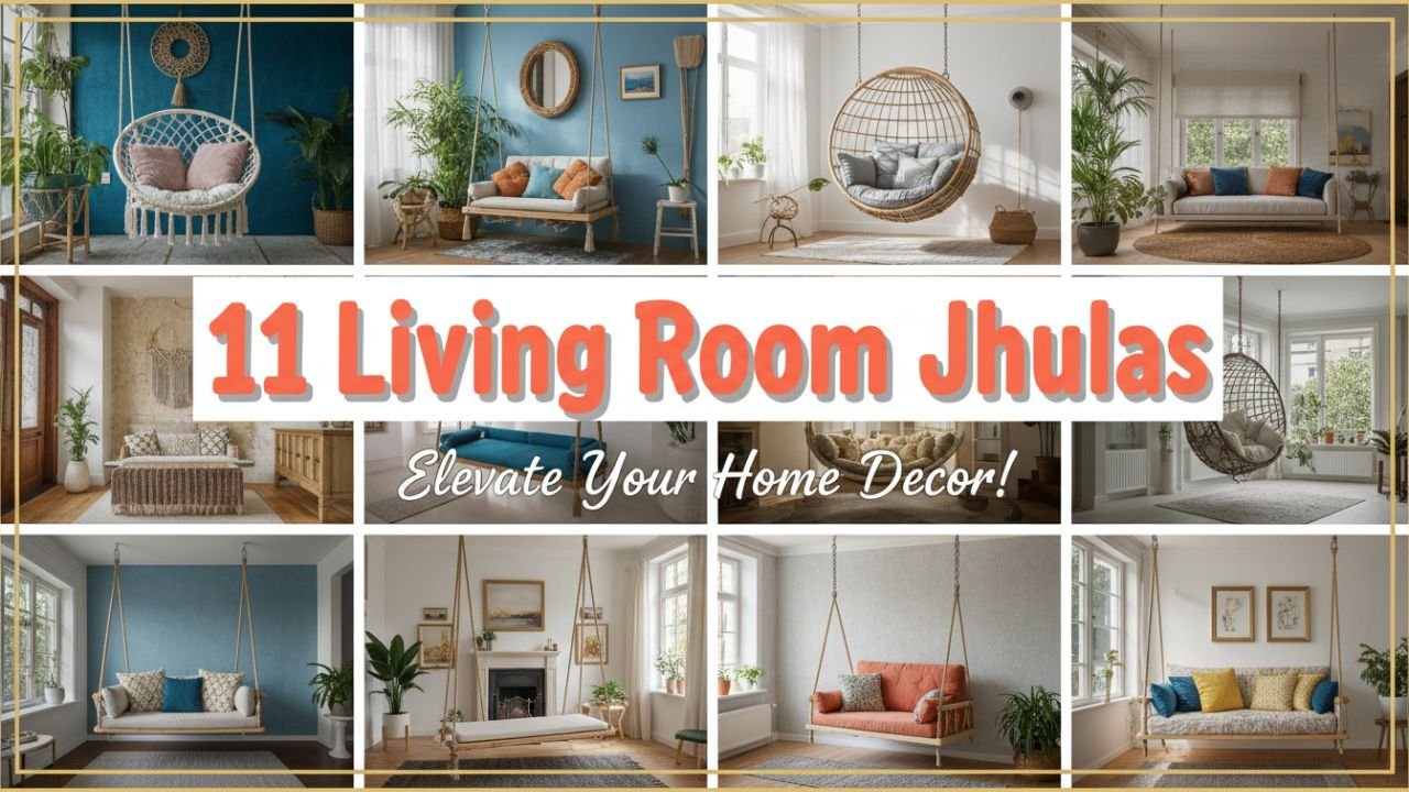 11 Living Room Jhulas That Bring Comfort and Character