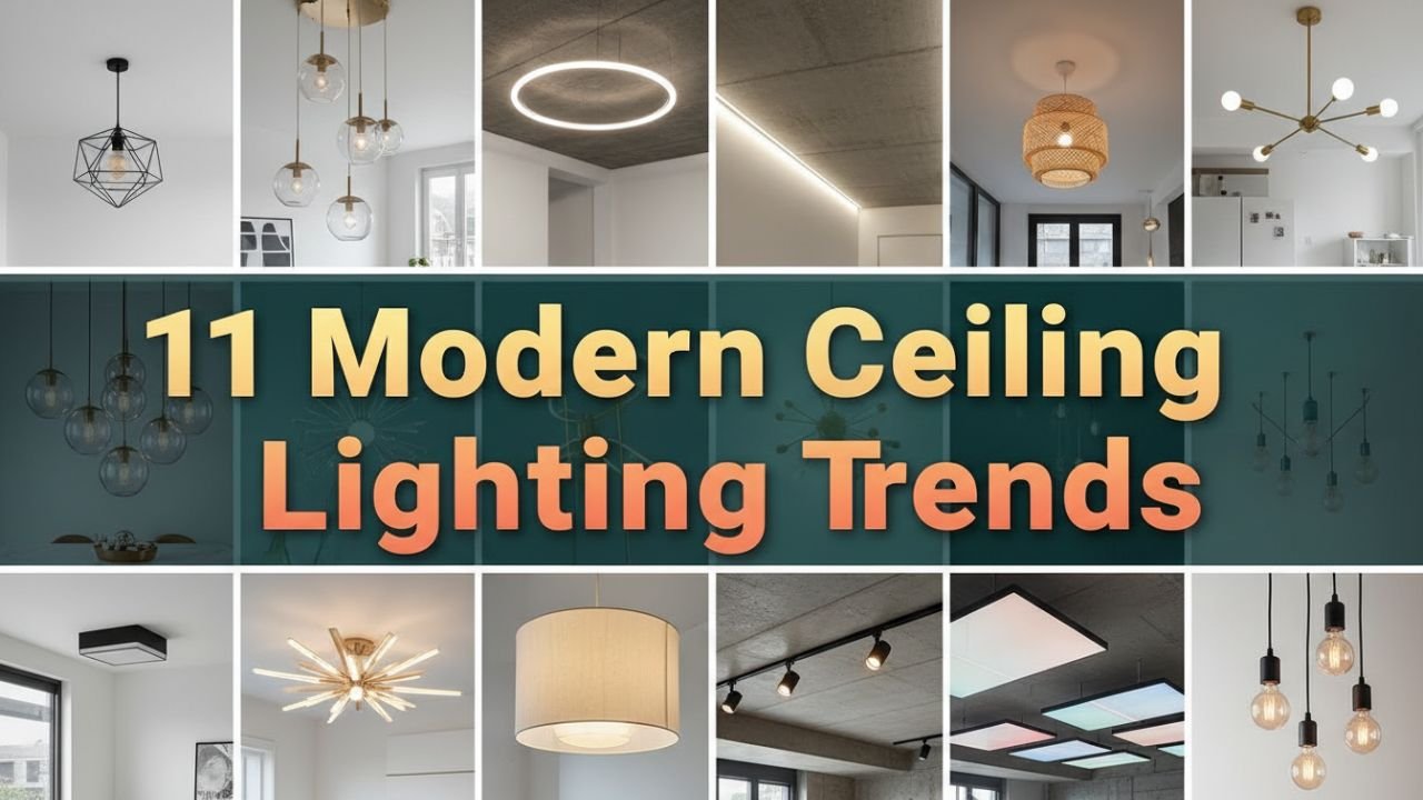 11 Modern Ceiling Lighting Trends to Elevate Your Living Room
