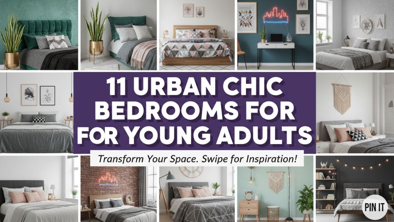 11 Urban Chic Bedrooms for the Trendy Young Adult
