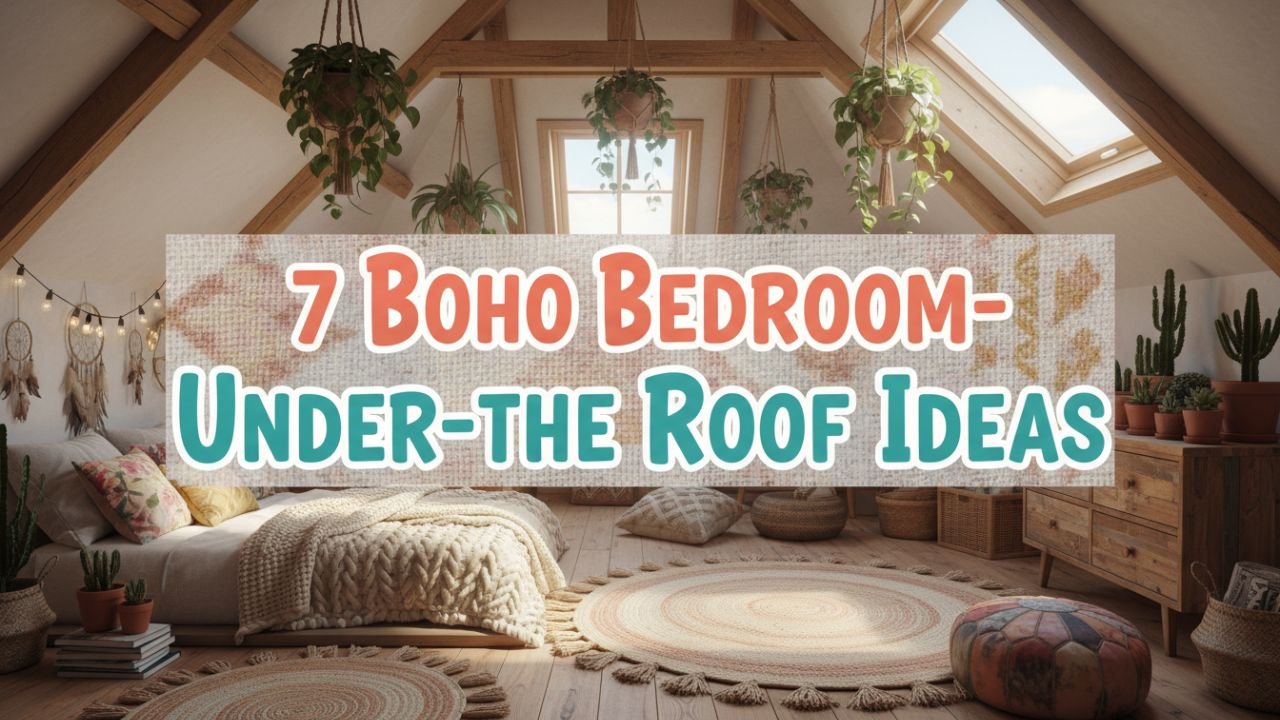 7 Boho Bedroom-Under-the-Roof Ideas That Feel Like a Cozy Hideaway