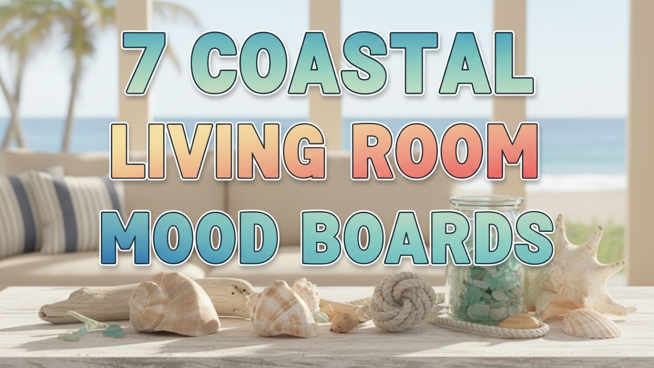 7 Coastal Living Room Mood Boards for a Fresh and Breezy Atmosphere
