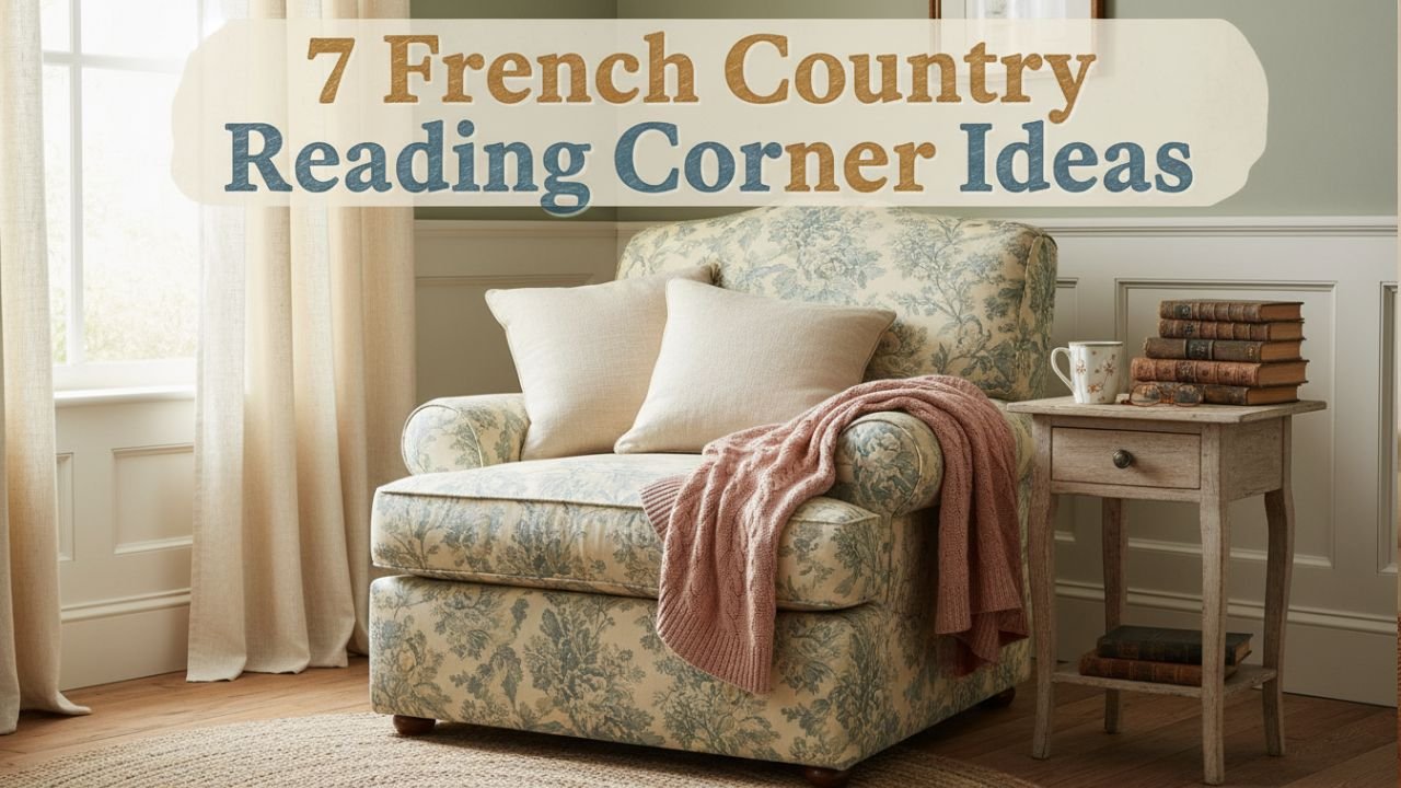 7 French Country Reading Corner Ideas to Elevate Your Living Room