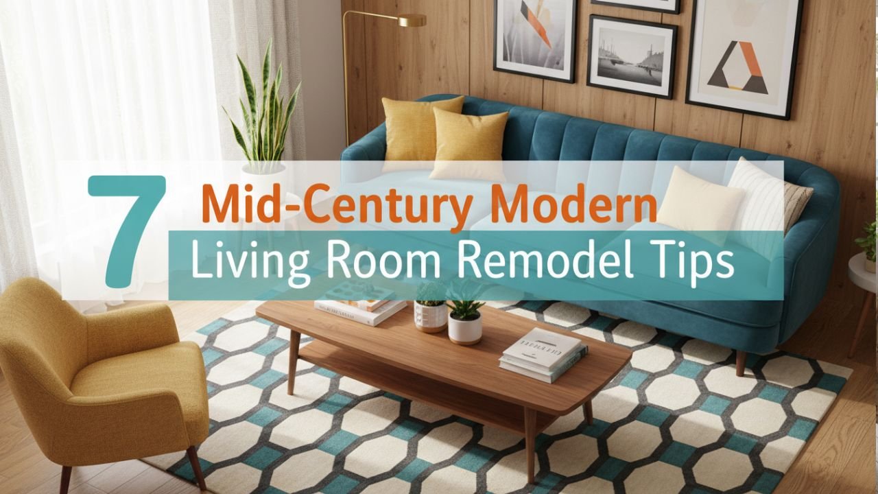 7 Mid-Century Modern Living Room Remodel Ideas with Retro Appeal