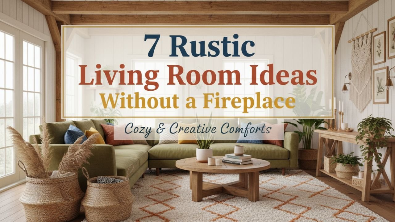 7 Rustic Living Room Ideas Without a Fireplace