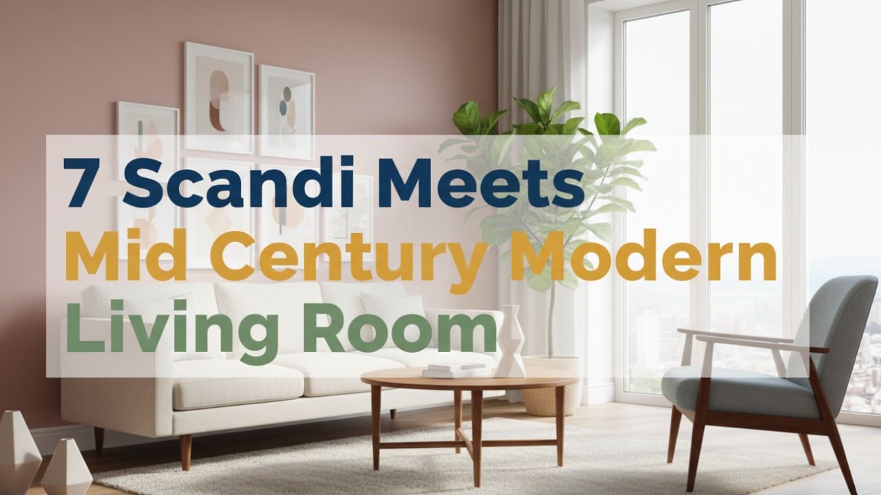 7 Scandi Meets Mid Century Modern Living Room Ideas You’ll Love