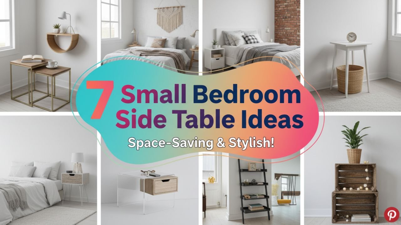 7 Small Bedroom Side Table Ideas for Compact Spaces