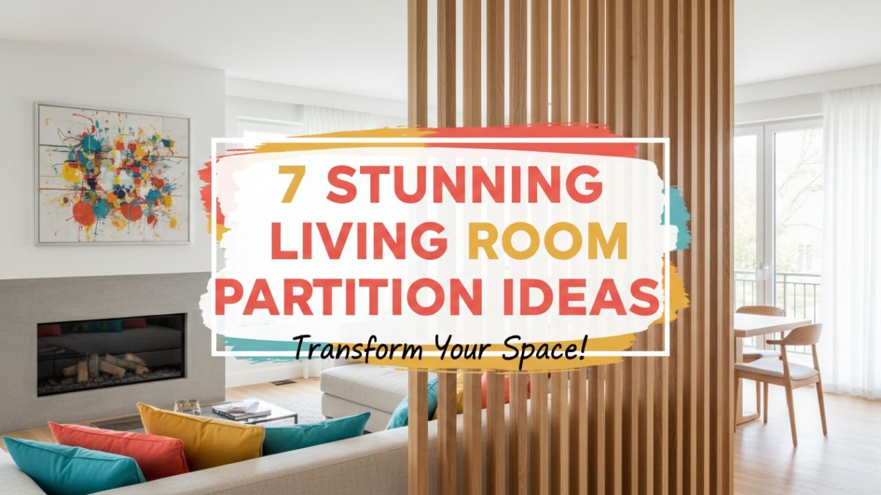 7 Stunning Living Room Partition Ideas to Transform Your Space