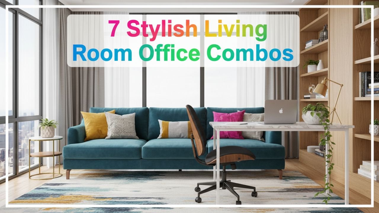7 Stylish Living Room Office Combos for Small Spaces