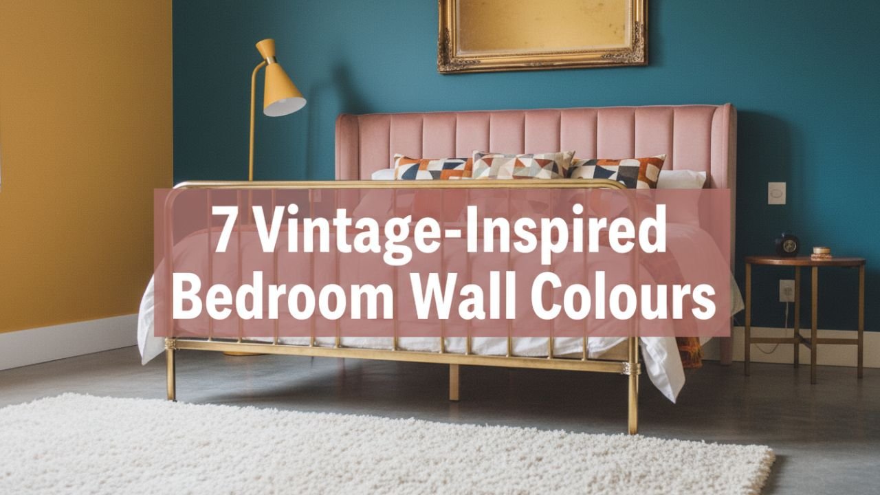 7 Vintage-Inspired Bedroom Wall Colour Combination for Timeless Charm