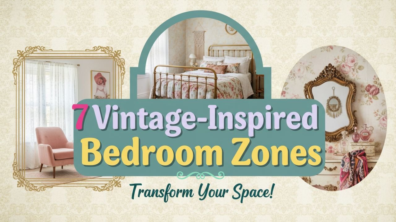 7 Vintage-Inspired Bedroom Zones for Timeless Charm
