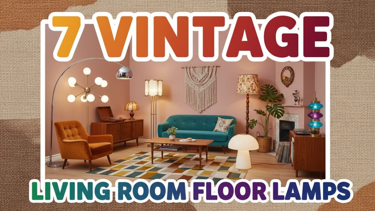 7 Vintage Living Room Floor Lamp Styles That Never Go Out of Fashion