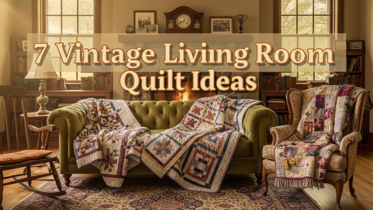 7 Vintage Living Room Quilt Ideas That Feel Timeless
