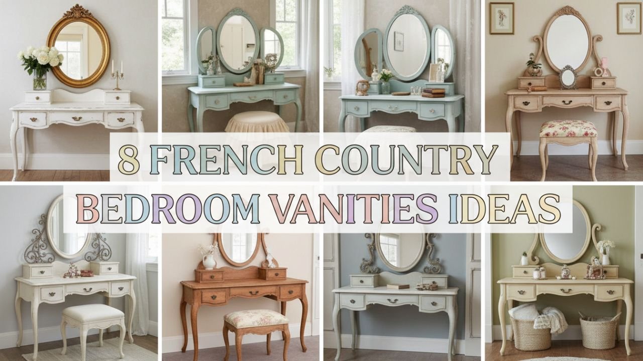 8 French Country Bedroom Vanities Ideas That Feel Romantic