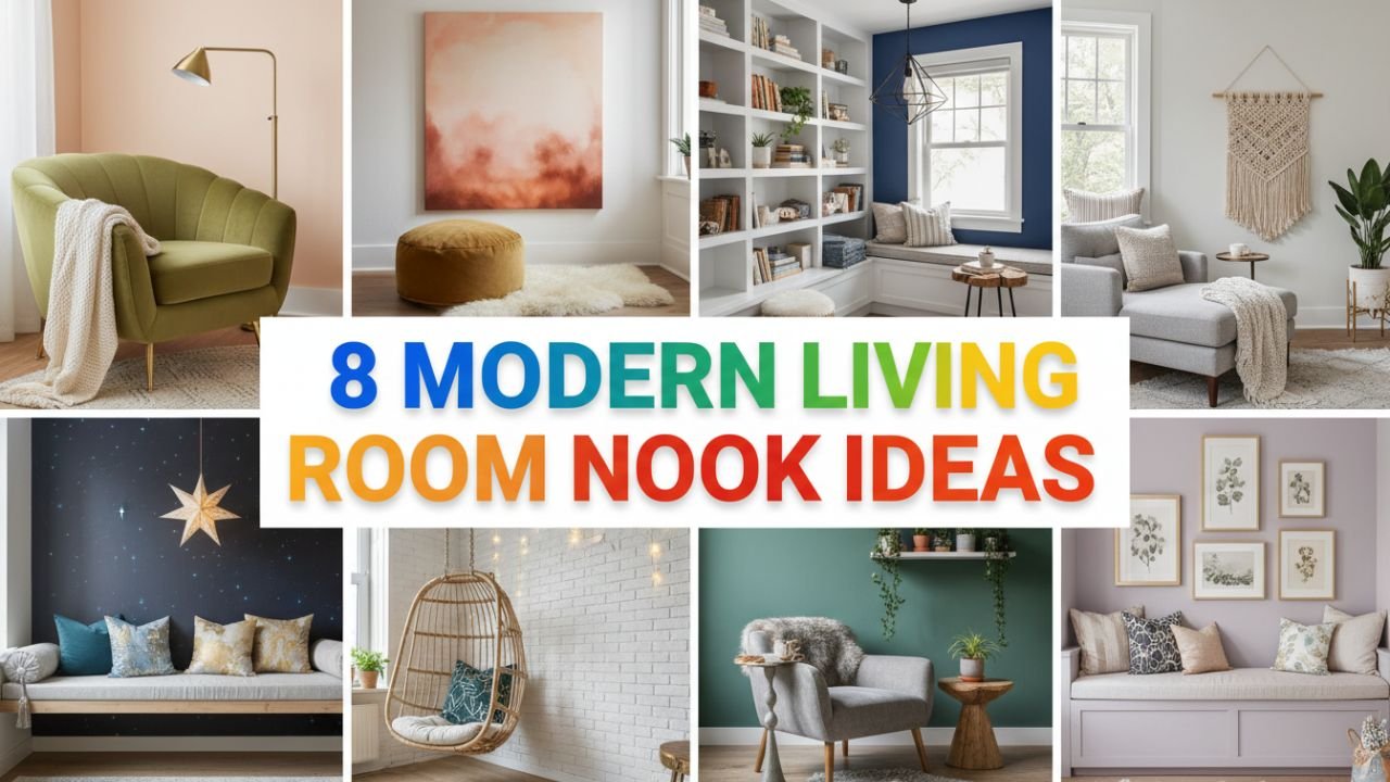 8 Modern Living Room Nook Ideas for a Clean and Stylish Look