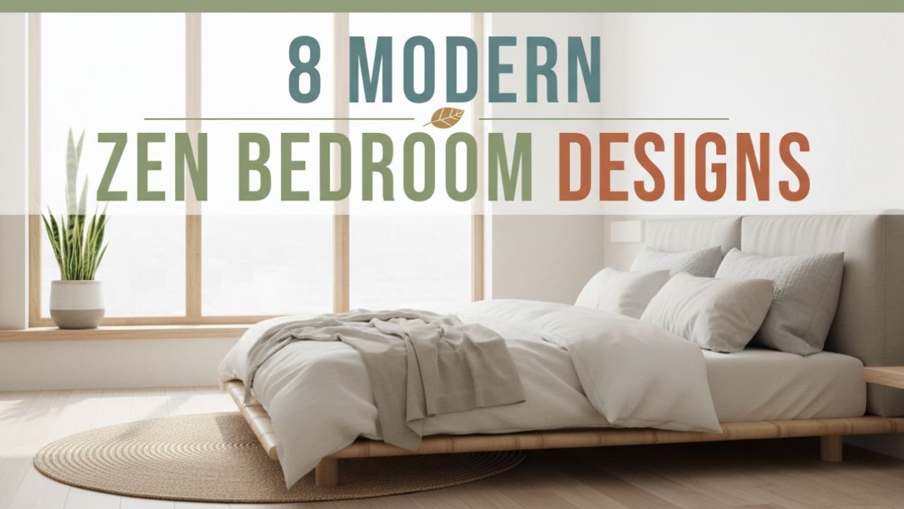 8 Modern Zen Bedroom Designs for Minimalist Bliss