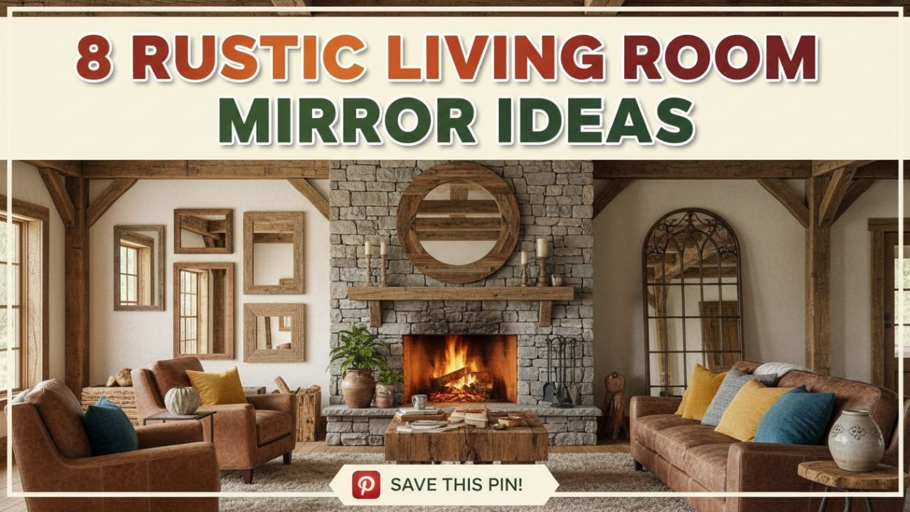 8 Rustic Living Room Mirror Ideas That Add Warmth and Texture