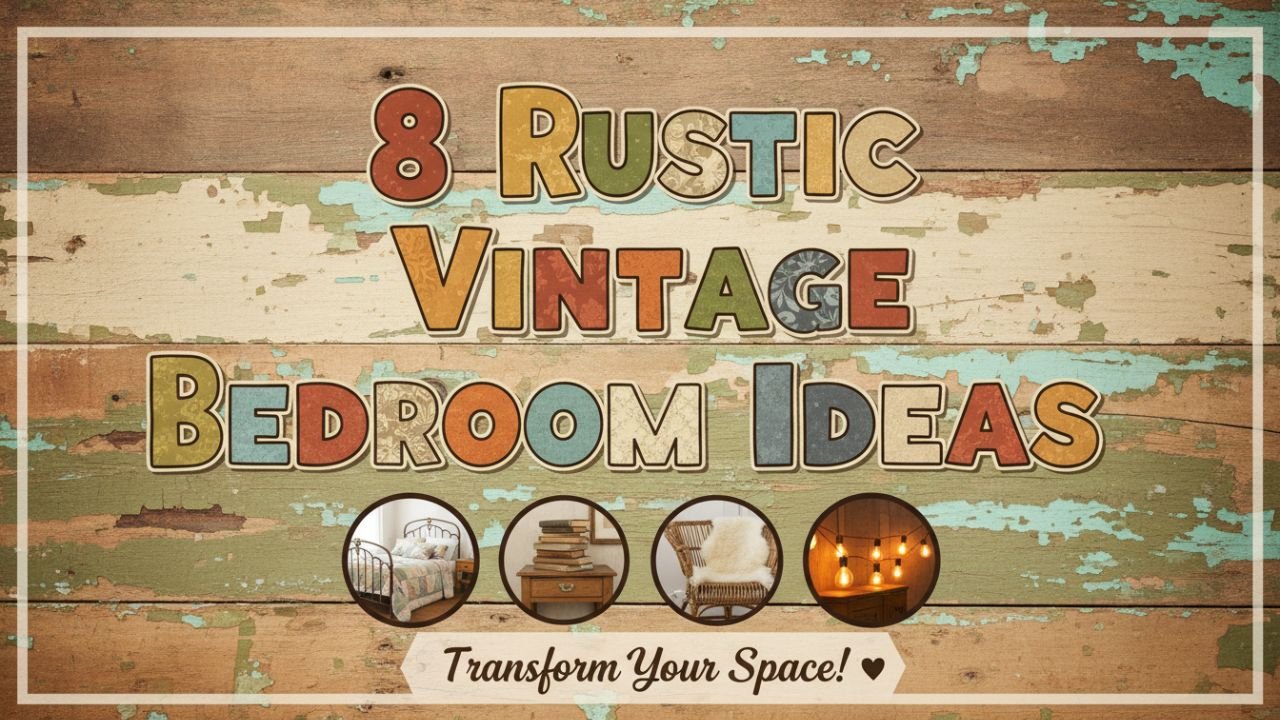 8 Rustic Vintage Bedroom Ideas That Feel Like a Countryside Escape