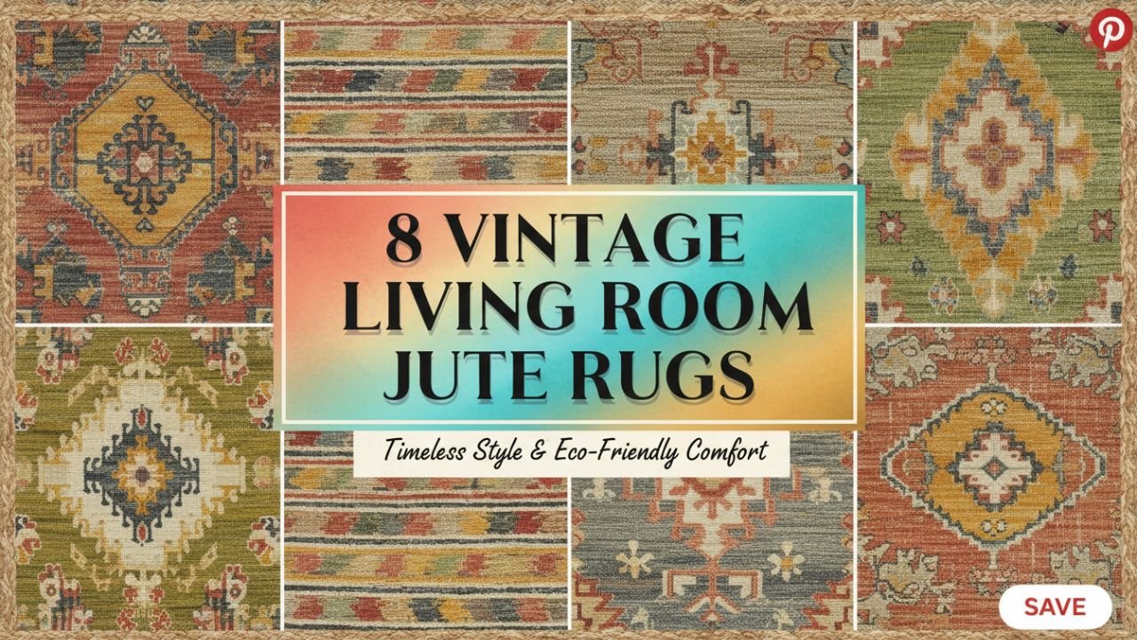 8 Vintage Living Room Jute Rugs to Elevate Your Space