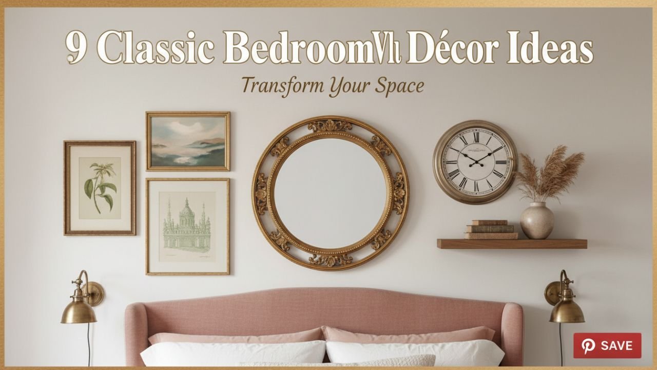 9 Bedroom Wall Décor Ideas for a Classic, Timeless Look
