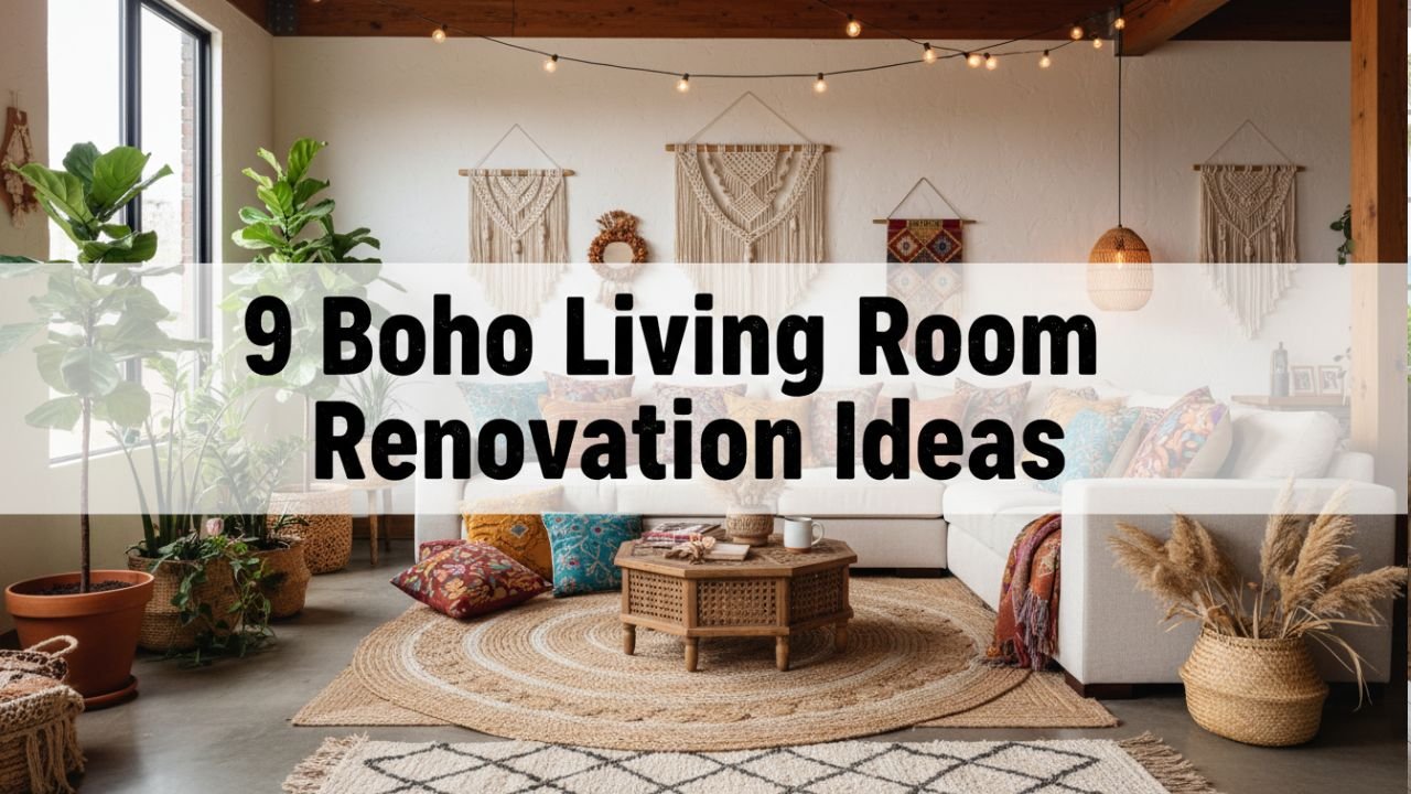 9 Boho Living Room Renovation Ideas for a Relaxed, Layered Look